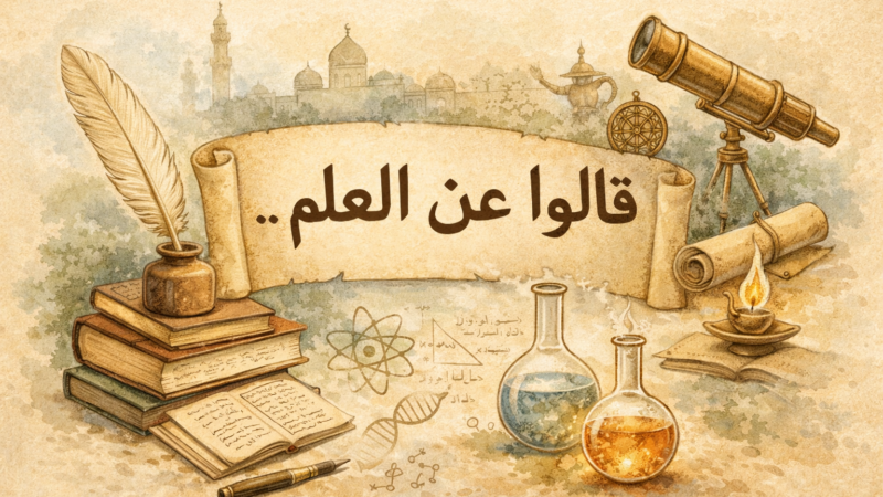 قالوا عن العلم