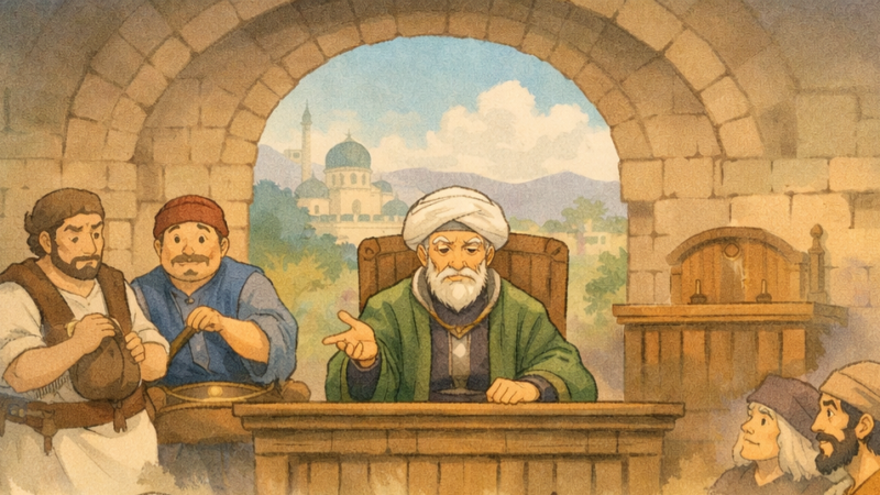 قصة الأمير وفراسة القاضي