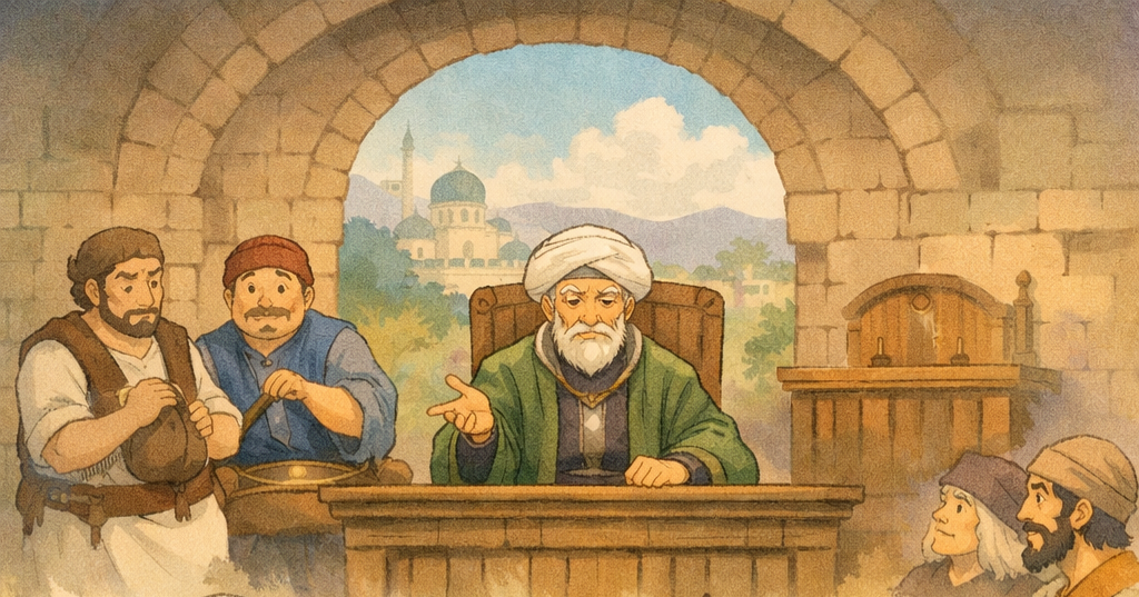 قصة الأمير وفراسة القاضي