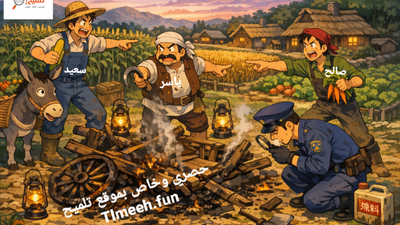 لغز بوليسي: المزارعين الثلاثة
