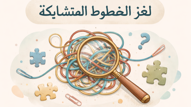 لغز الخطوط المتشابكة