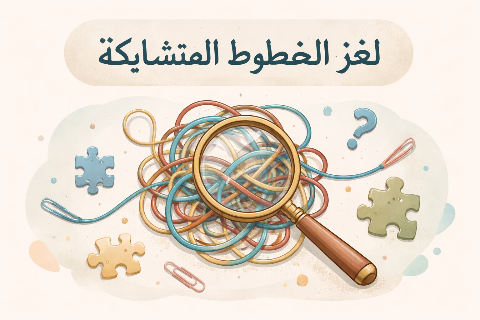 لغز الخطوط المتشابكة